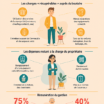 Image illustrant un immeuble en copropriété avec des charges à payer, représentant la confusion entre propriétaires et locataires.