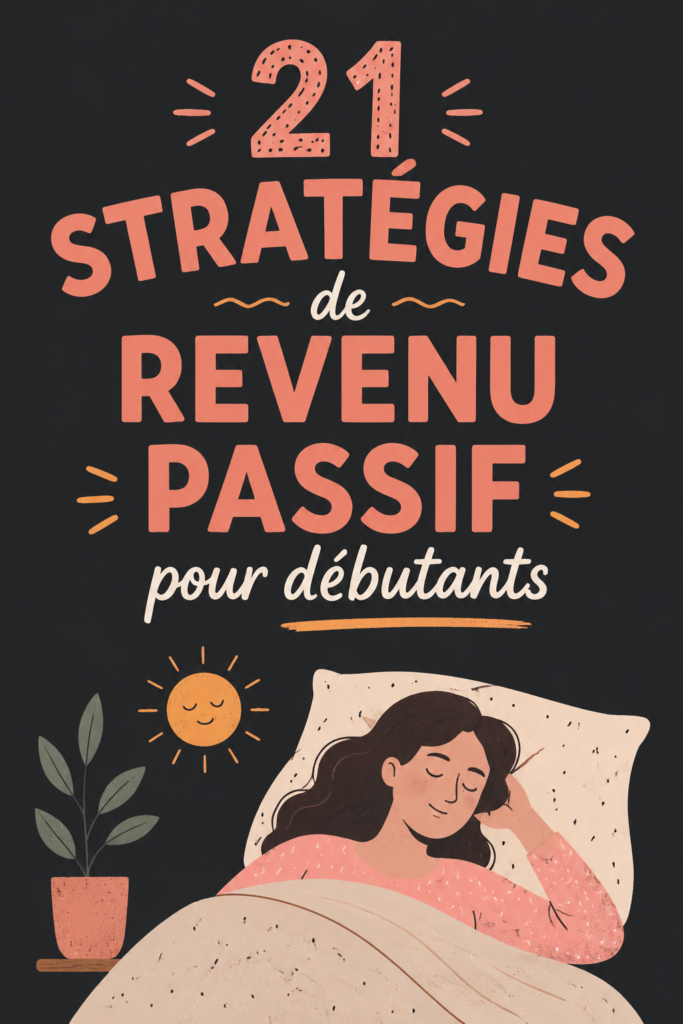 Illustration de 21 stratégies de revenu passif pour femmes entrepreneuses