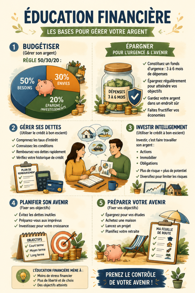 Femme organisant son budget sur un ordinateur