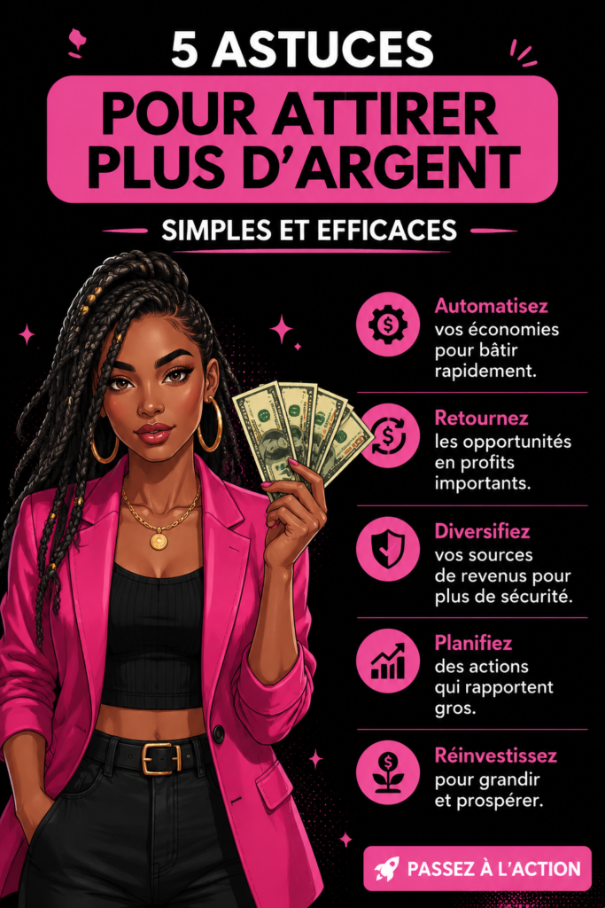 Femme réfléchissant à des solutions pour augmenter ses revenus, avec un carnet et un stylo.