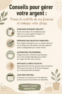 Une femme examinant son budget avec calme et sérénité.