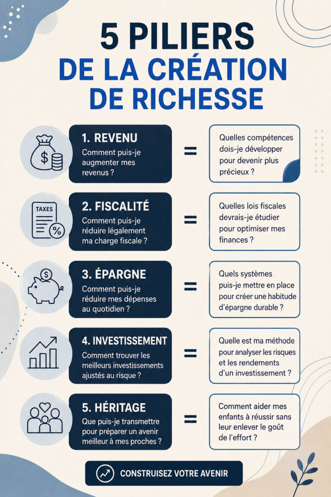 Femme assise à un bureau, élaboration d'un plan financier pour bâtir sa richesse personnelle.