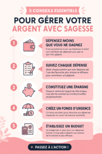 Une femme souriante examine ses comptes à la maison.