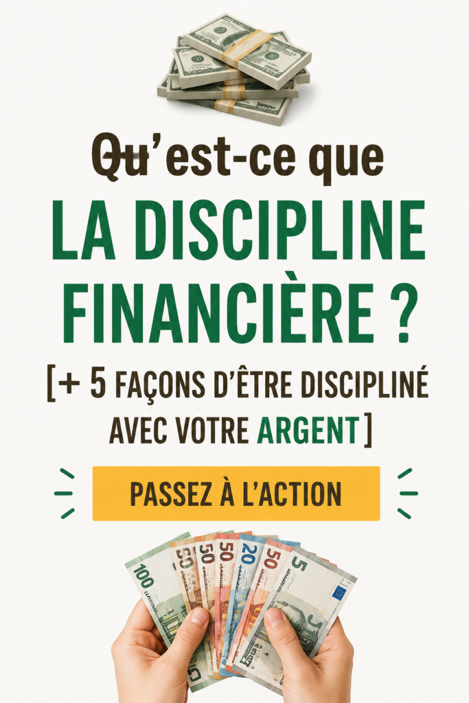 Graphique présentant les clés de la discipline financière pour les femmes.