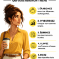 Femme examinant ses finances avec des outils de gestion