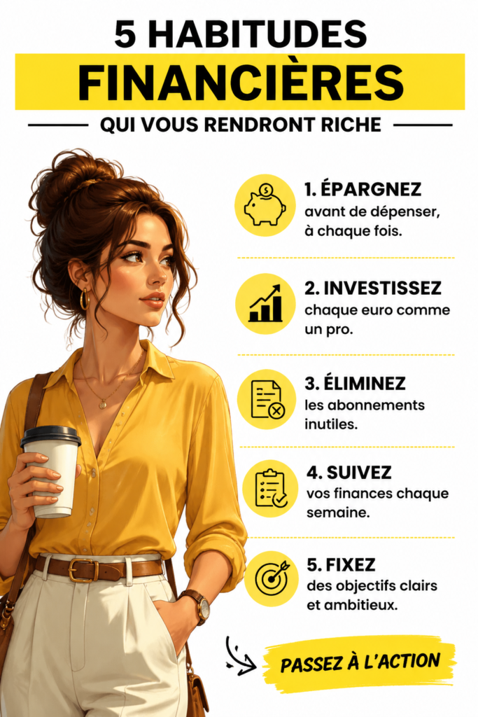 Femme examinant ses finances avec des outils de gestion
