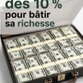 Femme regardant des graphiques financiers en appliquant la règle des 10 % pour gérer ses finances.