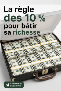 Femme regardant des graphiques financiers en appliquant la règle des 10 % pour gérer ses finances.