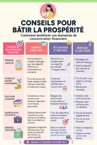 Une femme réfléchissant à ses finances et à son épargne, entourée de documents financiers.