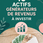 Une femme examine des graphiques financiers liés à des actifs générateurs de revenus.