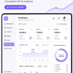 Femme utilisant une application de gestion financière sur son smartphone