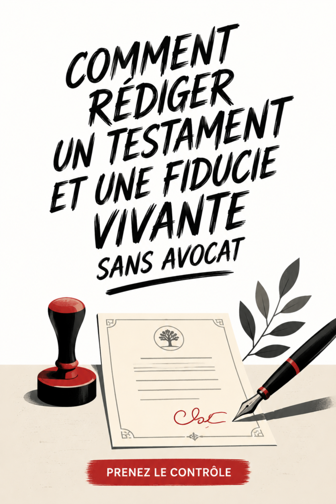 Une femme lisant un document juridique pour créer un testament et une fiducie.