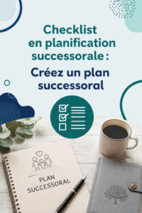 Illustration de femmes planifiant leur succession