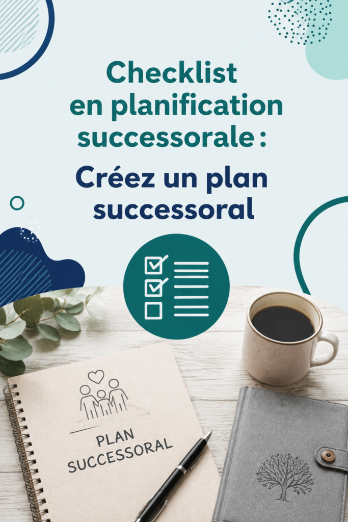 Illustration de femmes planifiant leur succession