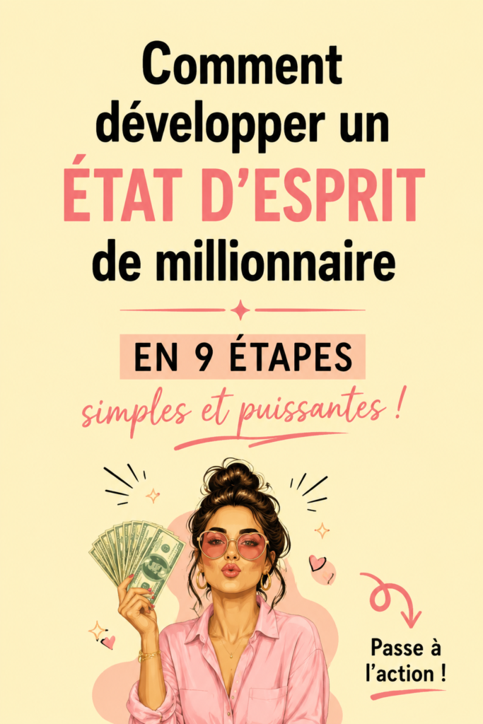 Femme méditant pour développer une mentalité de millionnaire