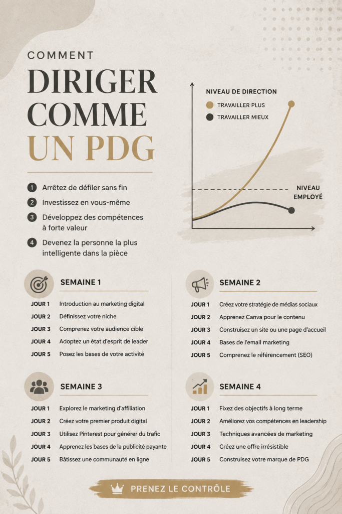 Femme en réunion, elle dirige avec assurance et charisme, reflétant les qualités d'un bon leader.