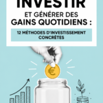 Femme regardant des graphiques d'investissement sur son ordinateur