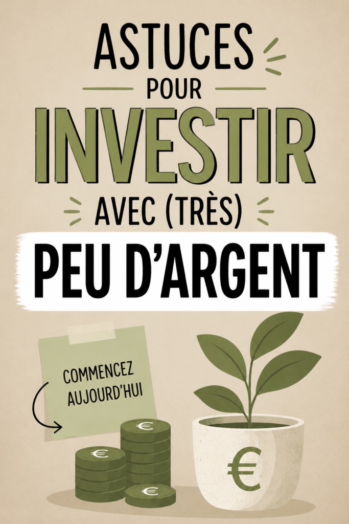 Femme souriante réfléchissant à des investissements avec un petit budget.