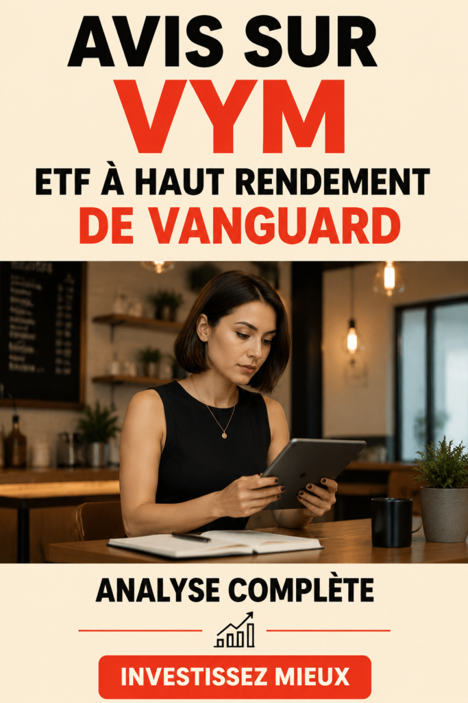 Investissement dans l'ETF VYM pour générer des dividendes intéressants