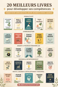 Couverture d'un livre sur le développement personnel, symbolisant la quête de succès et d'amélioration.