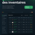 Logiciel de gestion d'inventaire sur un ordinateur