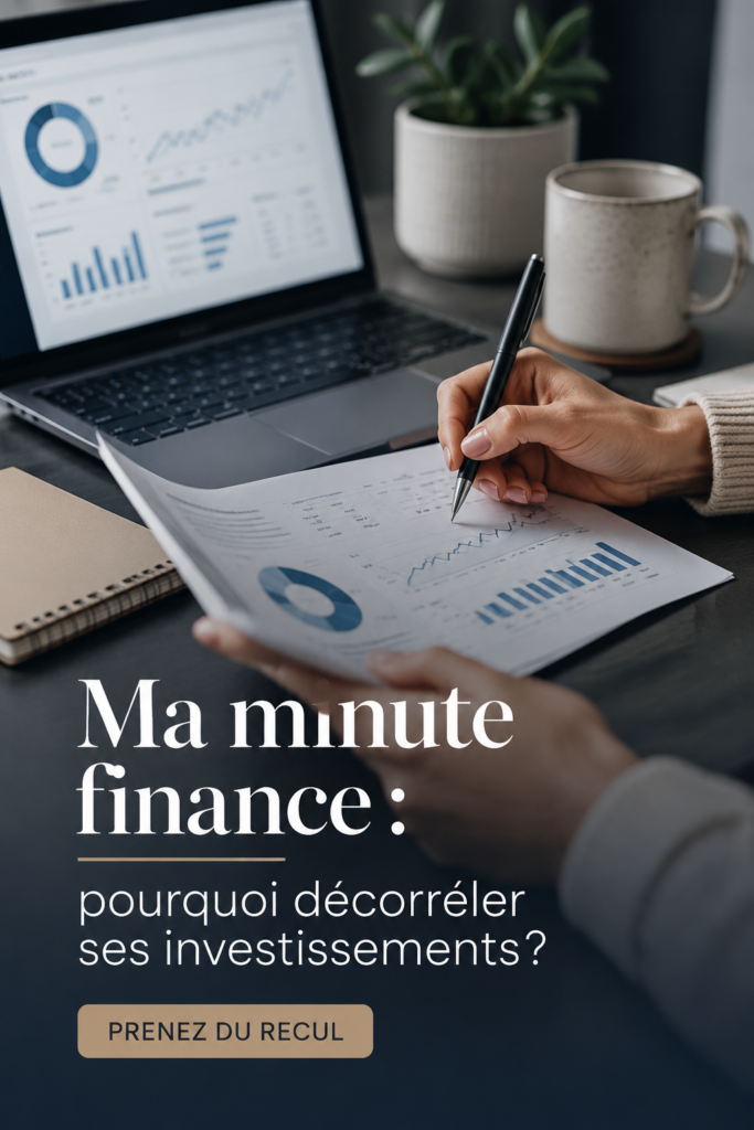 Un graphique illustrant la décorrélation d'investissements financiers avec divers actifs