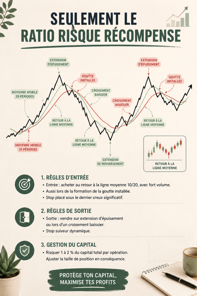 Femme examinant des graphiques financiers, symbolisant l'analyse du ratio risque-récompense en investissement.