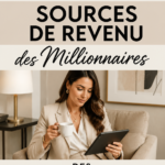 Infographie sur les 7 sources de revenus des millionnaires