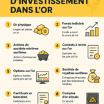 Femme examinant des pièces d'or comme investissement