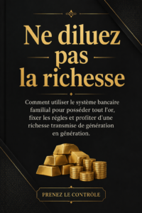 Image illustrant le concept de gestion de patrimoine familial avec un système bancaire familial.