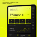 Tableau de bord Ulty® montrant la gestion des transactions bancaires.