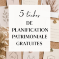 Femme planifiant sa succession avec des documents sur une table