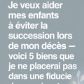 Illustration d'une femme réfléchissant à sa succession avec des papiers de patrimoine sur la table.
