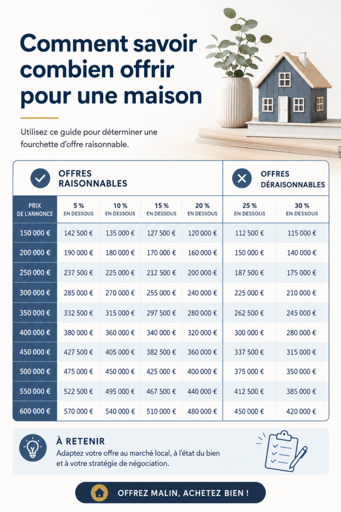 Femme réfléchissant à une offre sur une maison