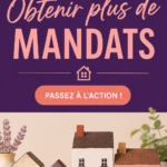 Femme agent immobilier consultant un client devant une maison à vendre, symbolisant la maximisation des annonces.