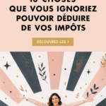 Femme examinant des documents fiscaux pour comprendre les déductions possibles.