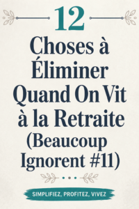 Dépenses à réduire pour améliorer la qualité de vie à la retraite