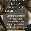 Femme jeune souriante examining a property investment strategy
