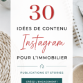 Un agent immobilier partage des photos attractives sur Instagram, mettant en valeur des propriétés rénovées et modernes.