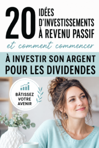 Femme réfléchissant à des idées d'investissement pour un revenu passif.