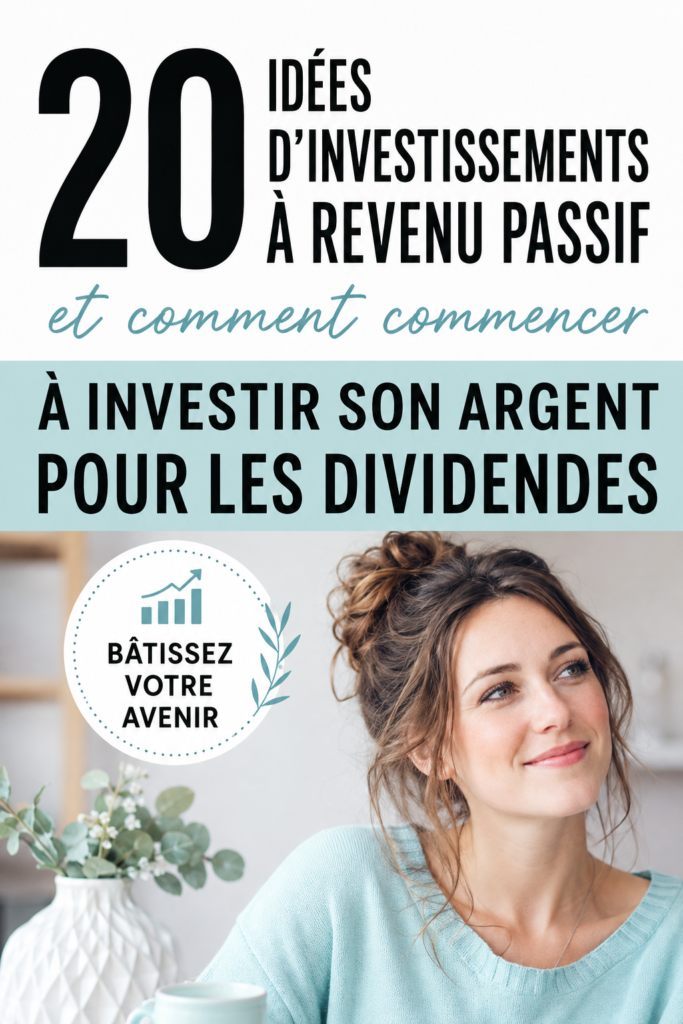 Femme réfléchissant à des idées d'investissement pour un revenu passif.