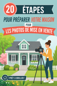 Préparation d'une maison pour des photos immobilières avec un éclairage naturel
