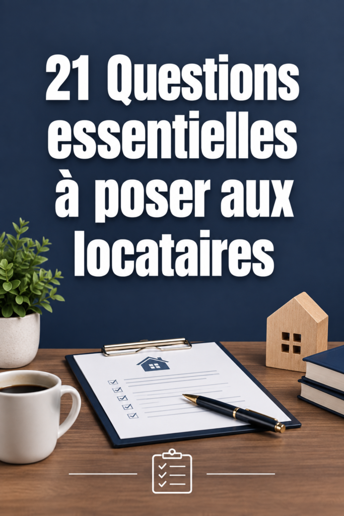 Un propriétaire interviewant un locataire potentiel avec des questions essentielles sur un contrat de location.