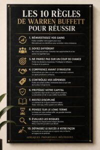 Warren Buffett partage ses principes de réussite pour investisseurs.