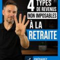Illustration d'une femme réfléchissant à ses options de revenus à la retraite.