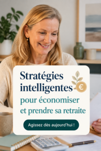 Vue d'une femme réfléchissant à des stratégies économiques pour anticiper sa retraite