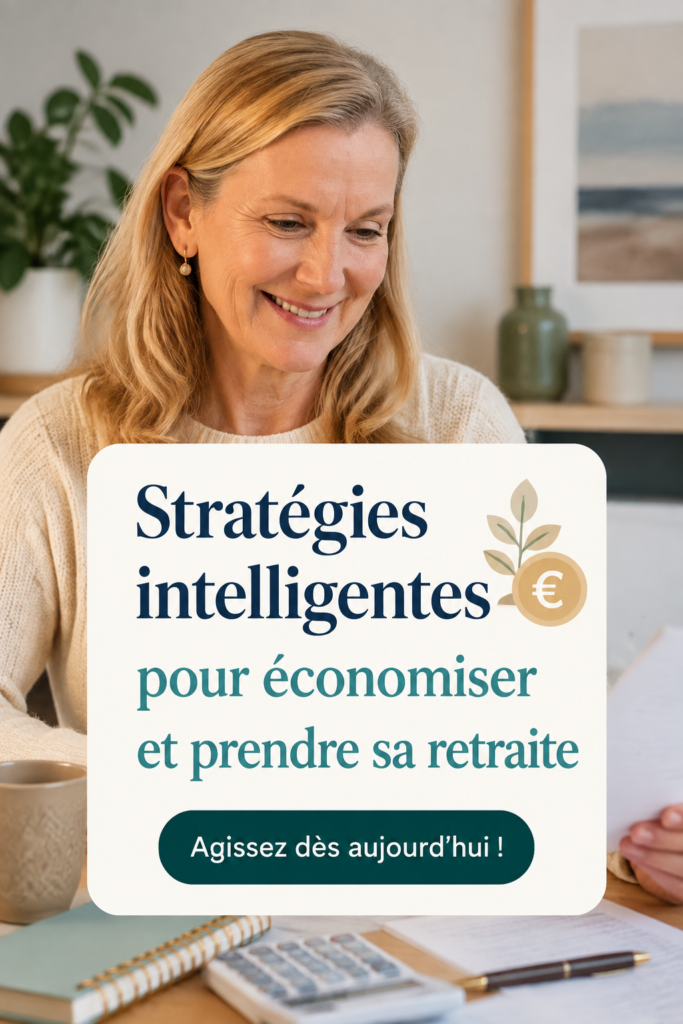 Vue d'une femme réfléchissant à des stratégies économiques pour anticiper sa retraite