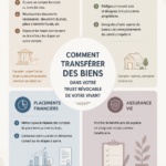 Un graphique illustrant le fonctionnement d'un trust vivant révocable pour la gestion de patrimoine.