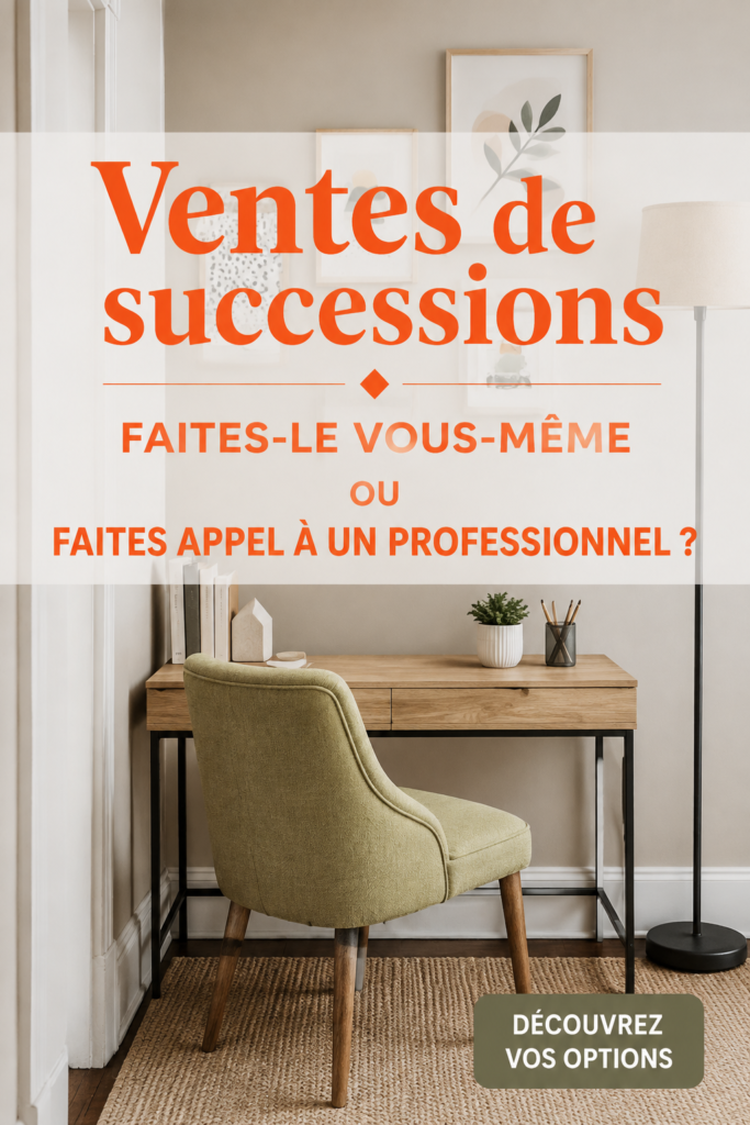 Femme appréciant la vente de son patrimoine, réfléchissant entre méthode DIY et engagement d'un professionnel.