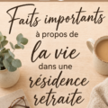 Un groupe de seniors profitant d'activités en résidence, illustrant la vie communautaire.